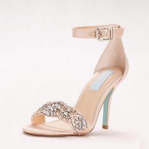 BETSEY JOHNSON Juno embellished high heel sandals